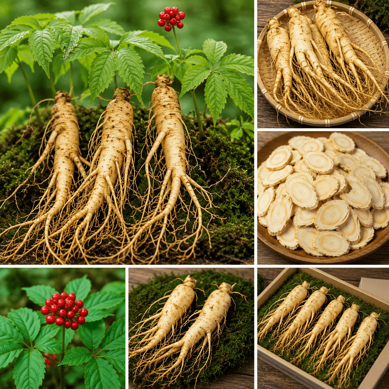 Panax Asian Ginseng Seeds (Stratified Mountain Ginseng)